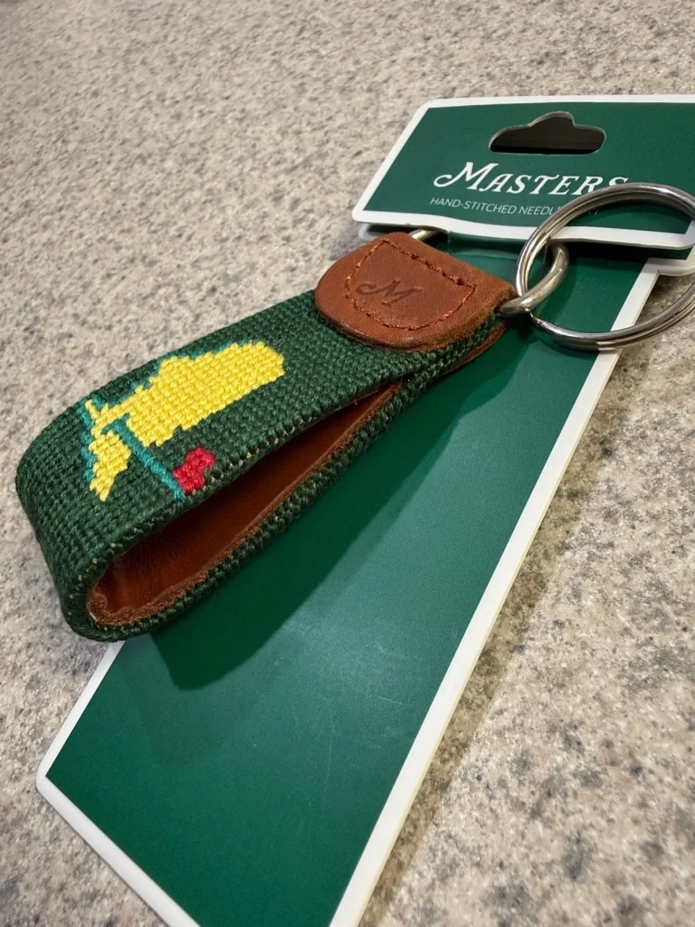 2026 Masters Tournament Hand-Stitched Needlepoint Key fob!!🔥🔥🔥 - Picture 8 of 10